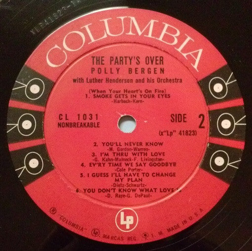 Polly Bergen - The Party's Over