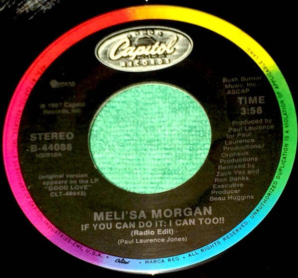 Meli'sa Morgan - If You Can Do It: I Can Too!!