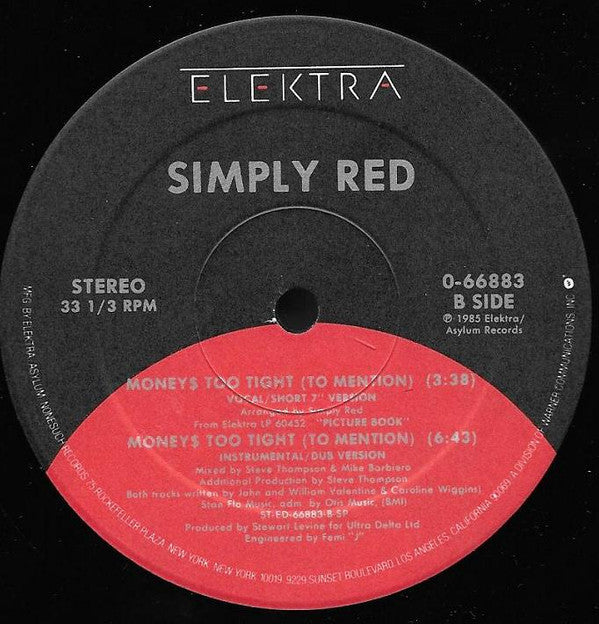 Simply Red - Money's Too Tight (To Mention) (The Cutback Mix)