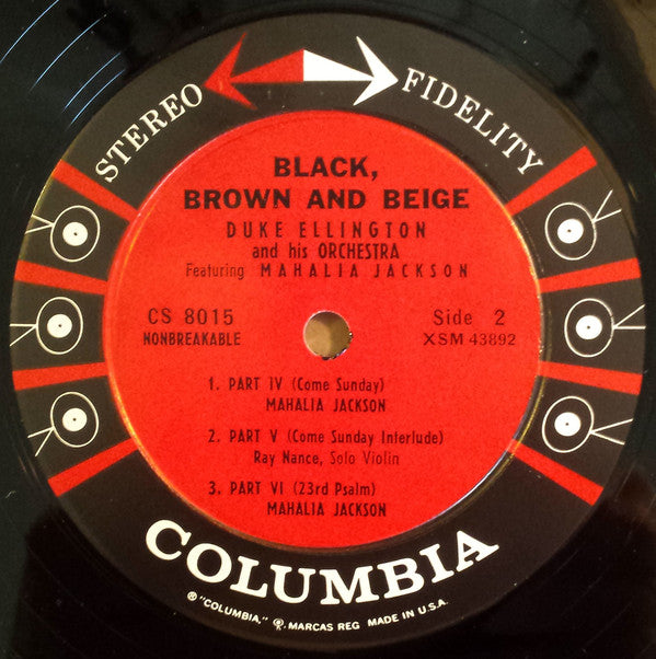 Duke Ellington And His Orchestra Featuring Mahalia Jackson - Black, Brown And Beige