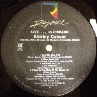 Shirley Caesar With Rev. Milton Brunson And Thompson Community Singers, The - Live ... In Chicago