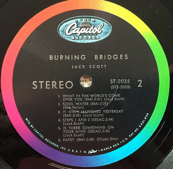Jack Scott - Burning Bridges