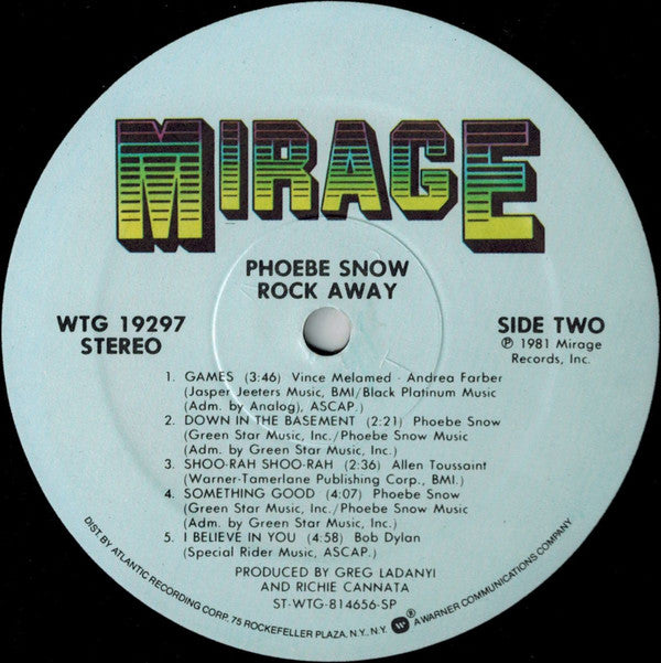 Phoebe Snow - Rock Away