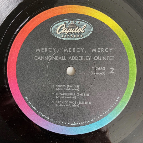Cannonball Adderley Quintet, The - Mercy, Mercy, Mercy! - Live At "The Club"