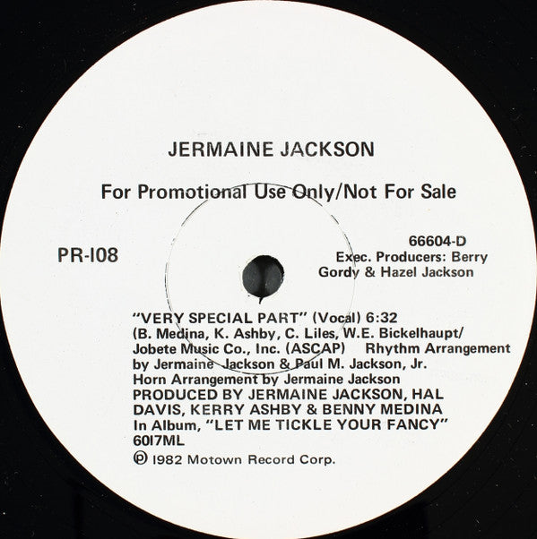 Lp Jermaine Jackson Let Me Tickle Your Fancy Excelente