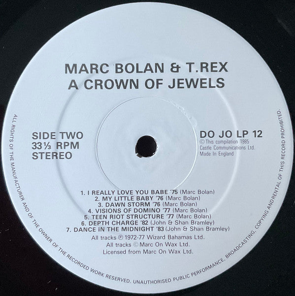 Marc Bolan & T. Rex - A Crown Of Jewels