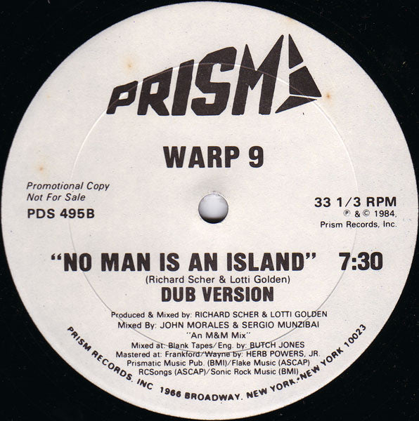 Warp 9 - No Man Is An Island
