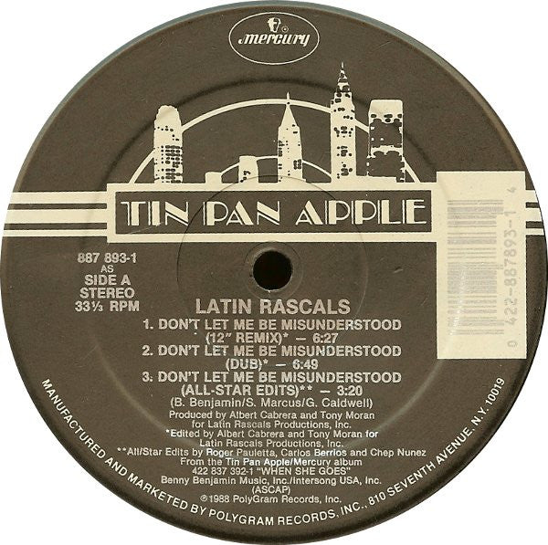 Latin Rascals, The - Don't Let Me Be Misunderstood