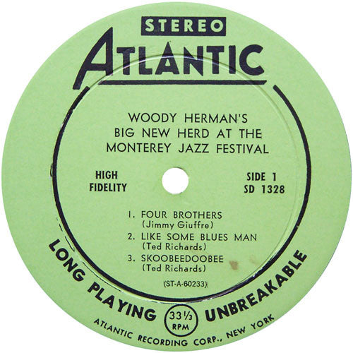 Woody Herman's Big New Herd - At The Monterey Jazz Festival