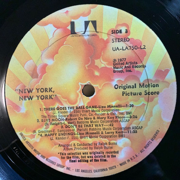 Liza Minnelli • Robert De Niro - New York, New York (Original Motion Picture Score)