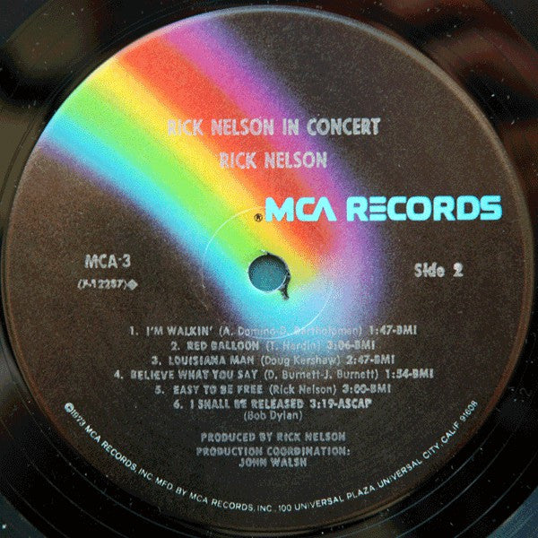 Ricky Nelson - Rick Nelson In Concert