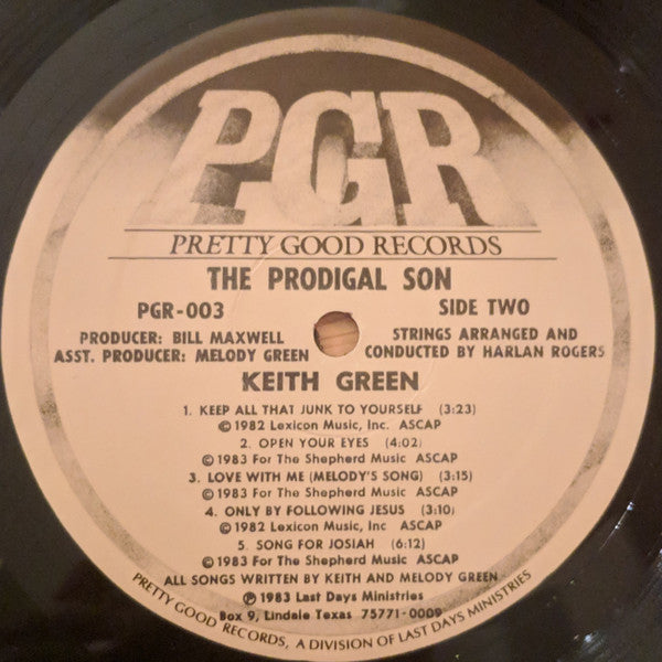 Keith Green - The Prodigal Son