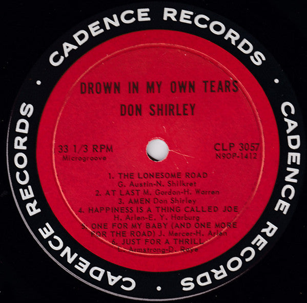 Don Shirley - Drown In My Own Tears