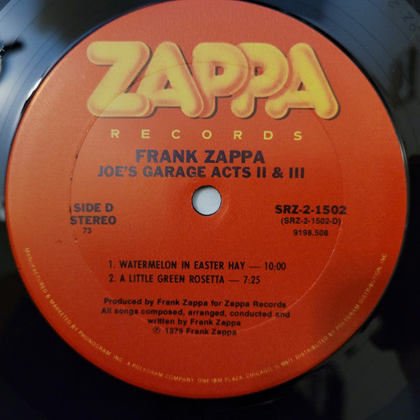 Frank Zappa - Joe's Garage Acts II & III