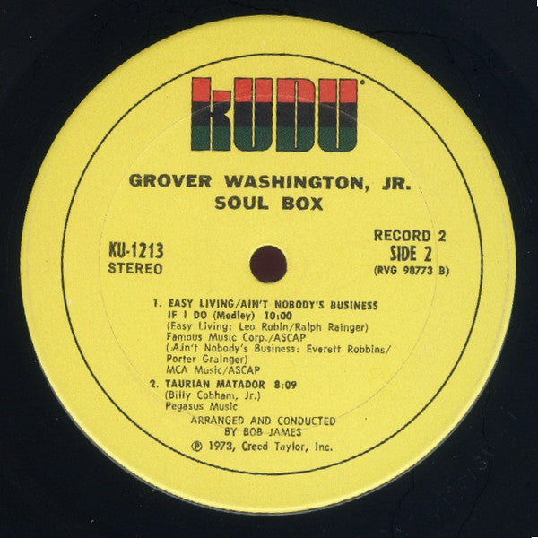 Grover Washington, Jr. - Soul Box