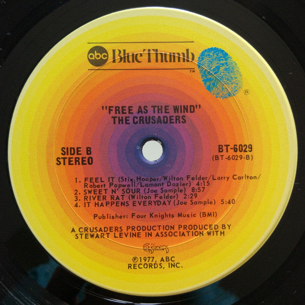 Crusaders, The - Free As The Wind