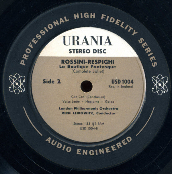 Gioacchino Rossini - Ottorino Respighi : London Philharmonic Orchestra, The, René Leibowitz - La Boutique Fantasque