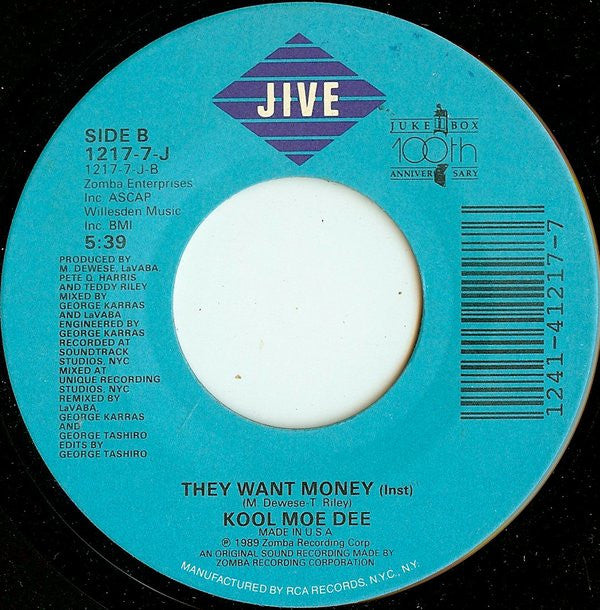 Kool Moe Dee - They Want Money