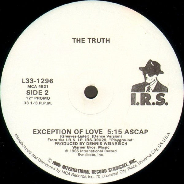 Truth , The - Exception Of Love