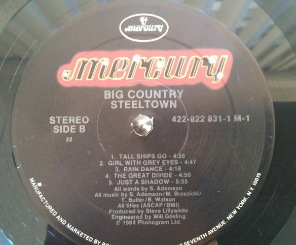 Big Country - Steeltown