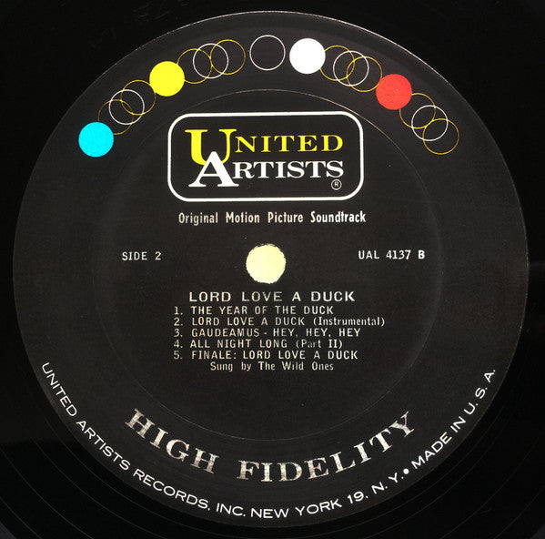 Neal Hefti, Wild Ones , The - Lord Love A Duck (An Act Of Pure Aggression) (Original Motion Picture Sound Track)