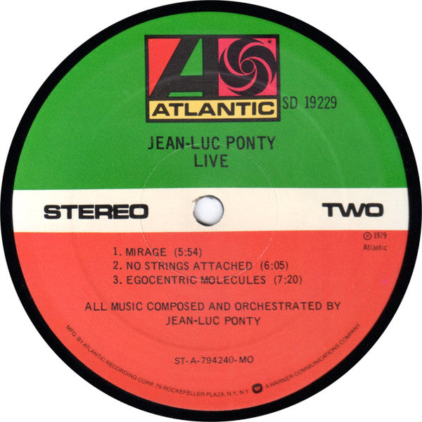 Jean-Luc Ponty - Live