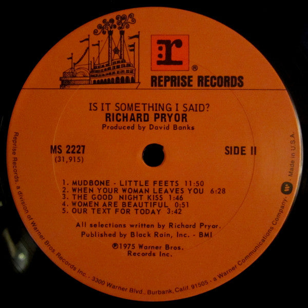 Richard Pryor - ...Is It Something I Said?