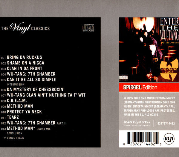 Wu-Tang Clan - Enter The Wu-Tang (36 Chambers)