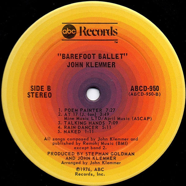 John Klemmer - Barefoot Ballet