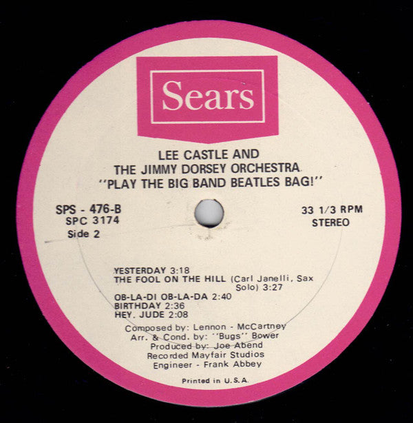 Lee Castle & Jimmy Dorsey Orchestra, The - Lee Castle & The Jimmy Dorsey Orchestra Play The Big Band Beatles Bag!