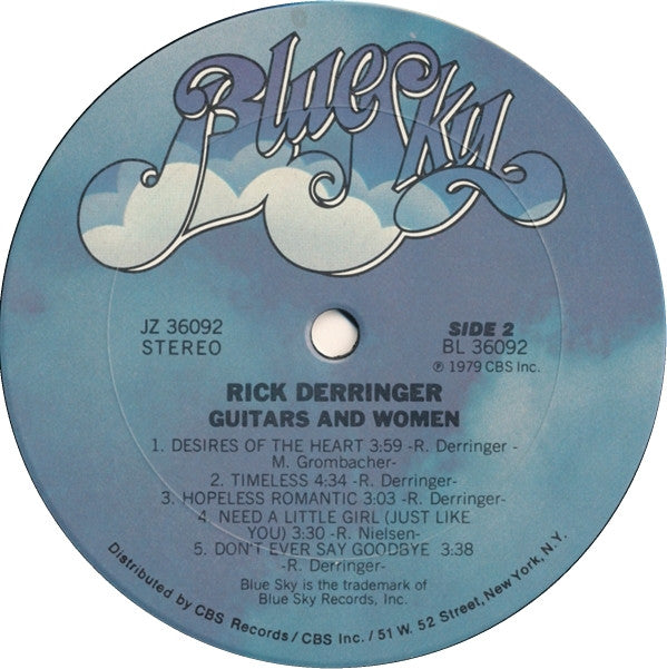 Rick Derringer - Guitars And Women