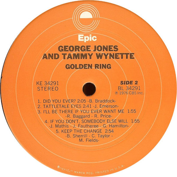 George Jones & Tammy Wynette - Golden Ring
