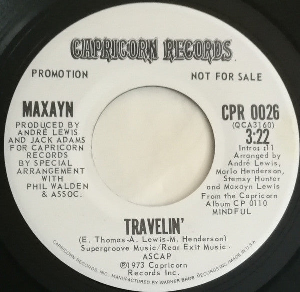 Maxayn - Feelin' / Travelin'