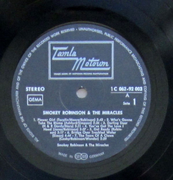 Miracles, The - Smokey Robinson & The Miracles