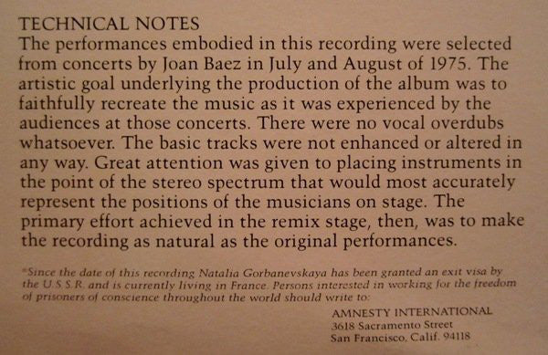 Joan Baez - From Every Stage