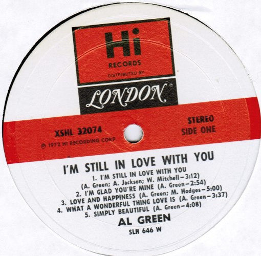 Al Green - I'm Still In Love With You