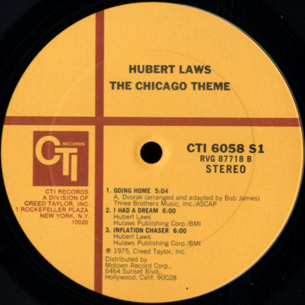 Hubert Laws - The Chicago Theme