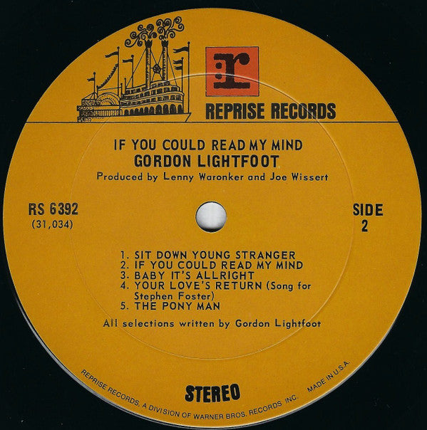 Gordon Lightfoot - If You Could Read My Mind