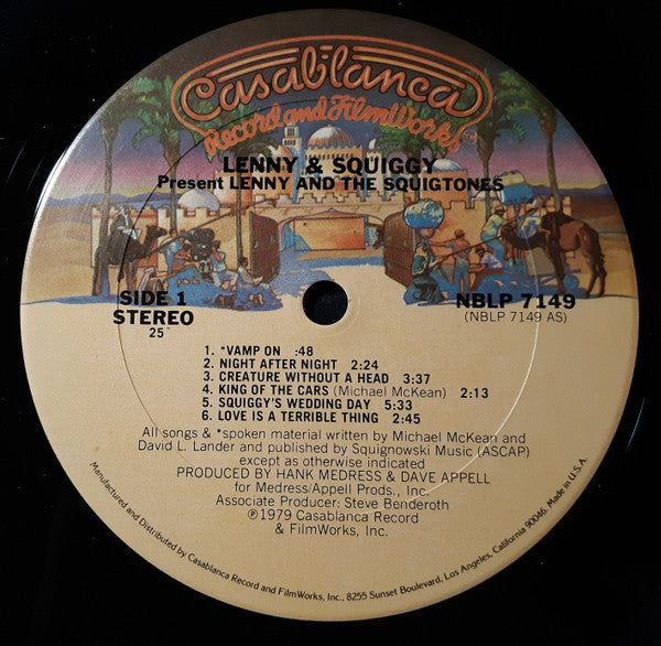 Lenny & Squiggy Present Lenny And The Squigtones