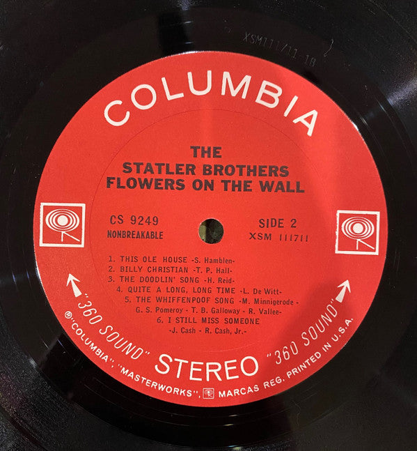 Statler Brothers, The - Flowers On The Wall