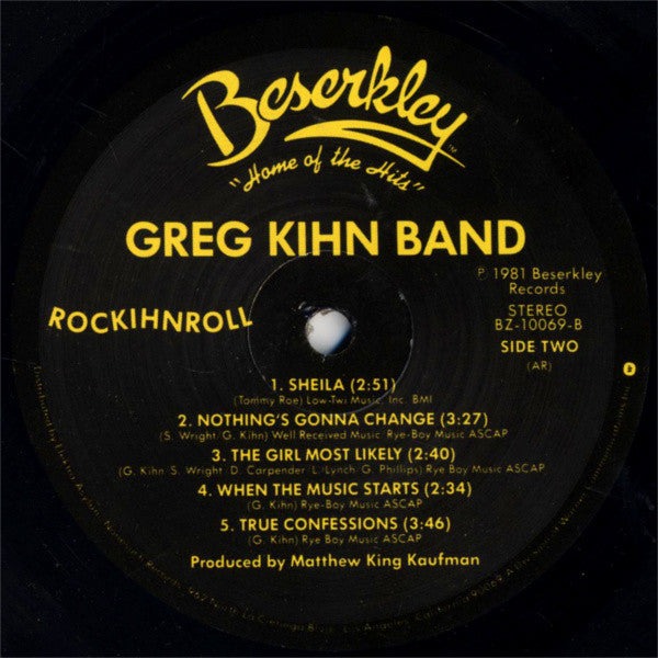 Greg Kihn Band - Rockihnroll