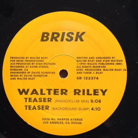 Walter Riley - Teaser / Its Your Thing 1991
