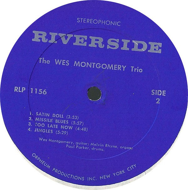 Wes Montgomery Trio, The - The Wes Montgomery Trio