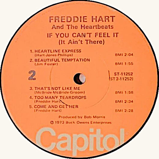 Freddie Hart - If You Can't Feel It (It Ain't There)