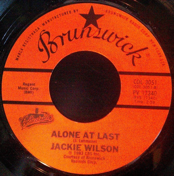 Jackie Wilson - Talk That Talk / Alone At Last
