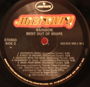Rainbow - Bent Out Of Shape