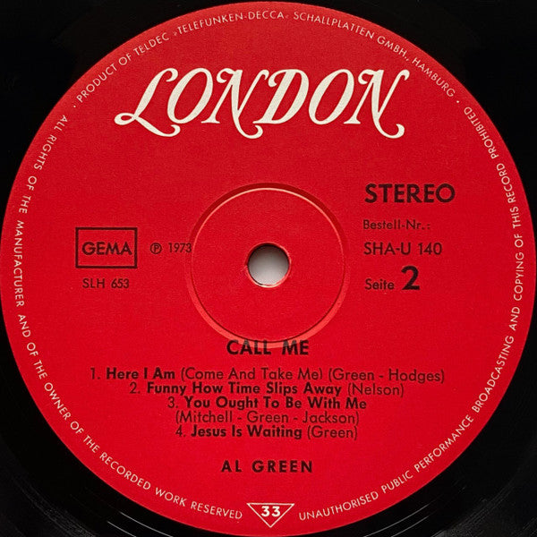 Al Green - Call Me