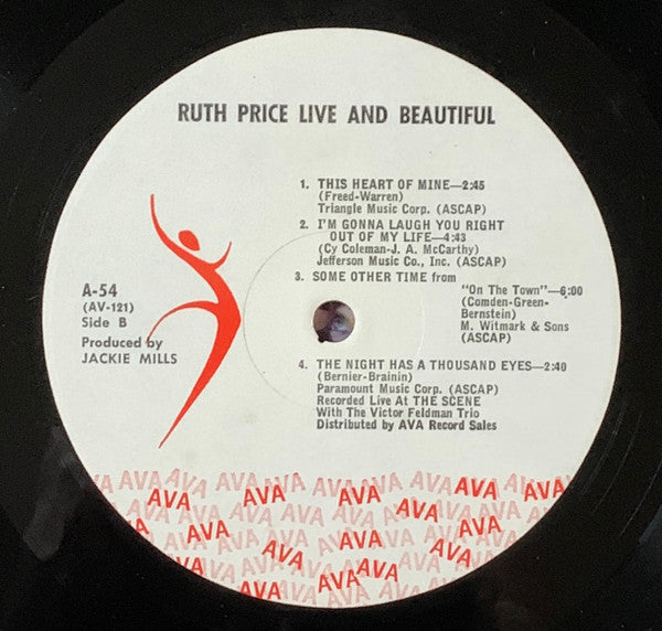 Ruth Price - Live & Beautiful