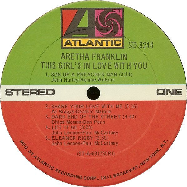 Aretha Franklin - This Girl's In Love With You