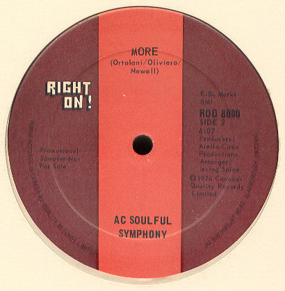 AC Soulful Symphony - Because Of You / More